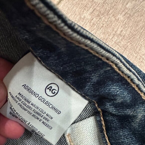 ANTHROPOLOGY ADRIANO GOLDSCHMIED WOMENS JEAN VINTAGE STEVIE ANKLE BUTTON SLIM 26 - Picture 8 of 10